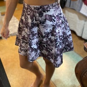 Floral skater skirt